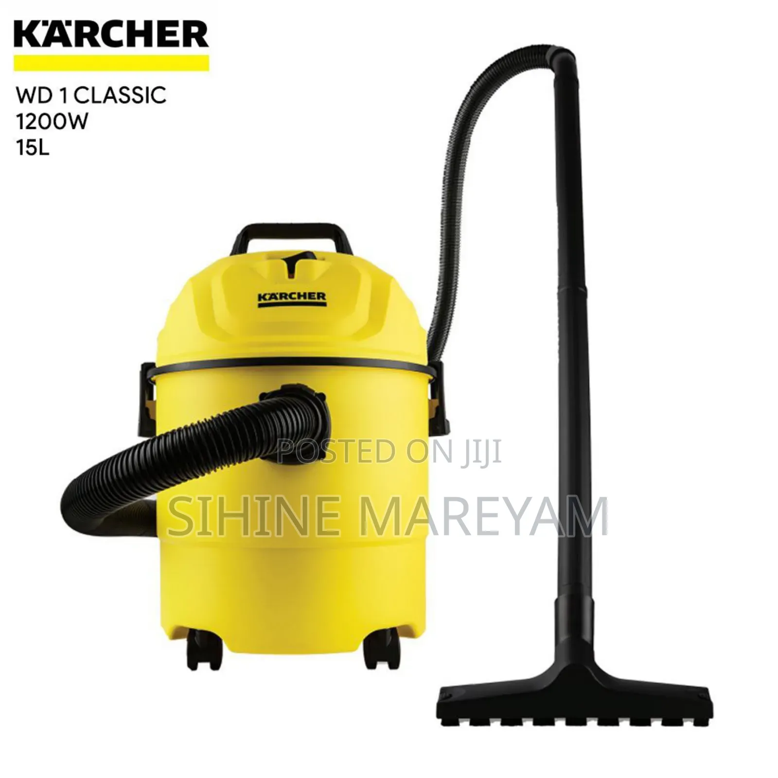 Karcher Branf 15L Wet and Dry Vacuum Cleaner Wd 1 Classic