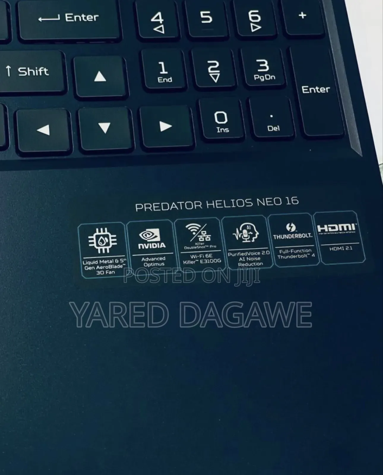 New Laptop Acer Predator Helios Neo 16 16GB Intel Core I7 SSD 512GB