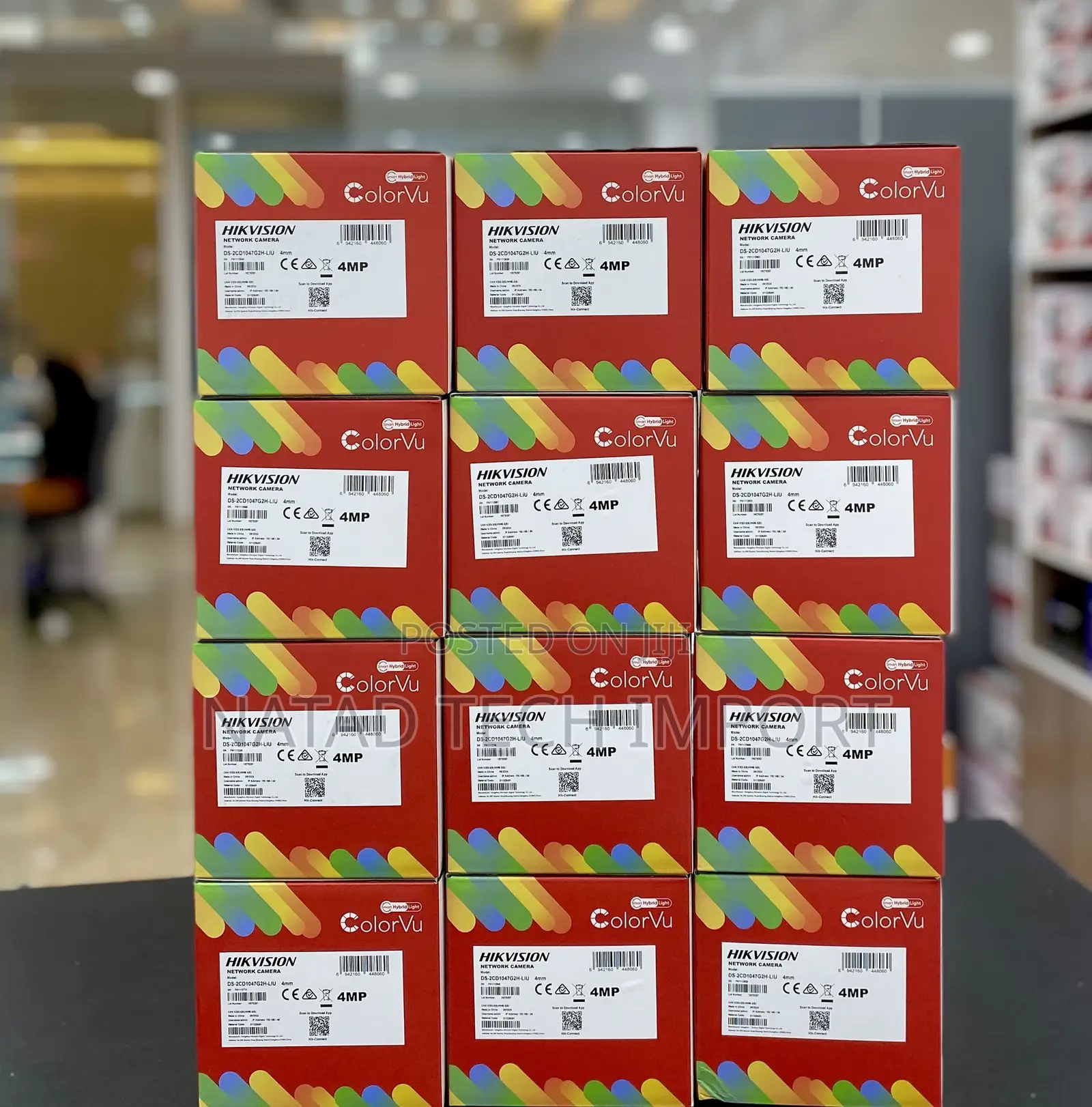 Hikvision 4MP Colorvu Smart Hybrid IP Camera