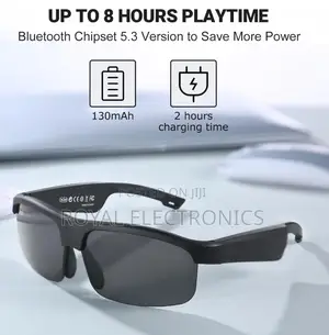 Bluetooth Smart Sunglass (100% UV Protection እና Blue Light)