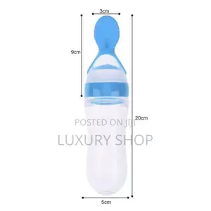 Baby Feeding Bottle Spoon With Container Baby Food Feeder