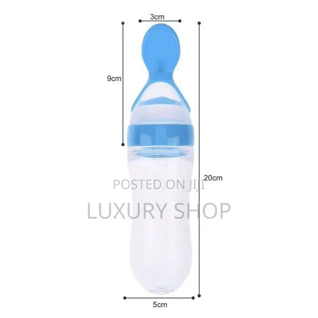 Baby Feeding Bottle Spoon With Container Baby Food Feeder