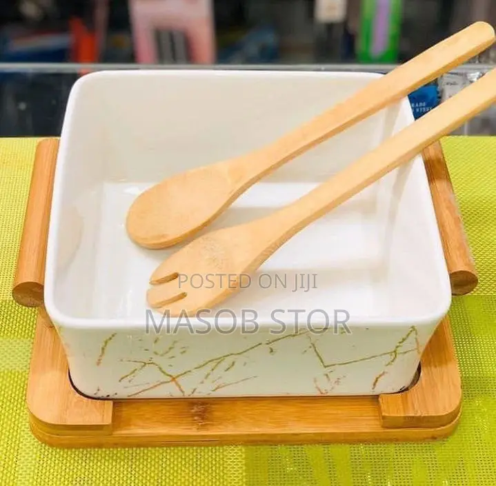 Ceramic Serving Bowl ለሰላጣ,ለወጥ እና ለፍሩት ማቅረቢያ የሚሆን