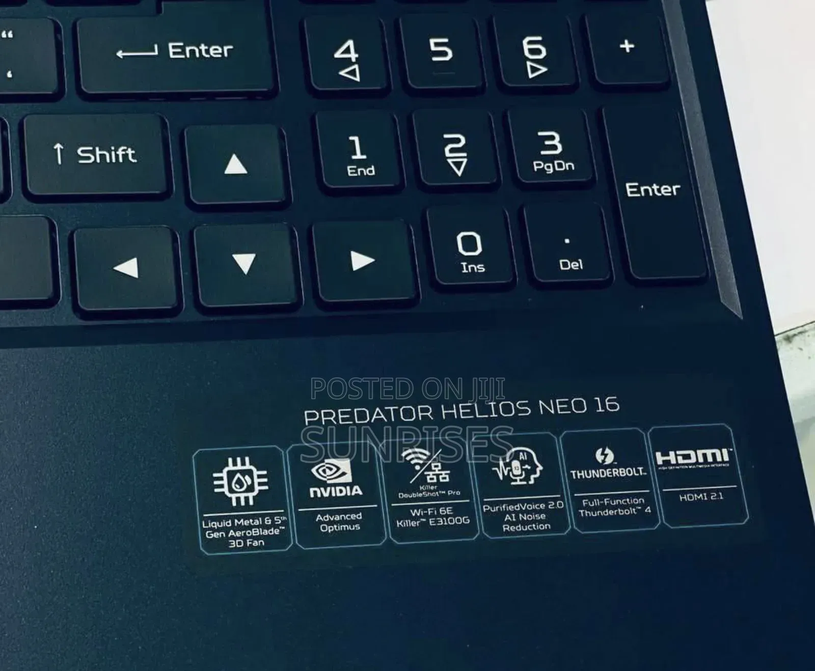 New Laptop Acer Predator Helios Neo 16 16GB Intel Core I7 SSD 512GB