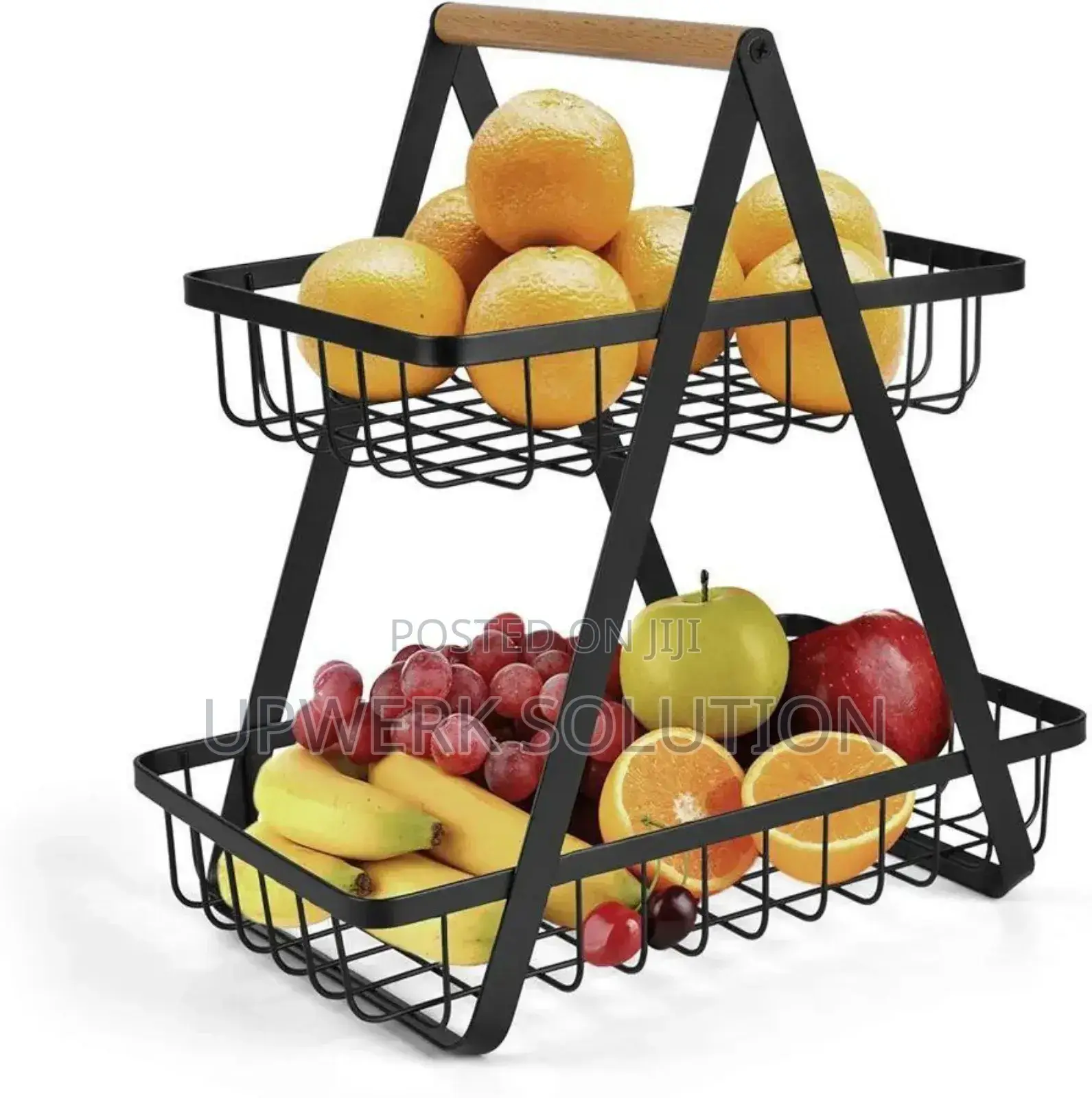  2 Layer Stainless Still Fruit Basket
