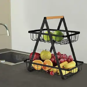 2 Layer Stainless Still Fruit Basket