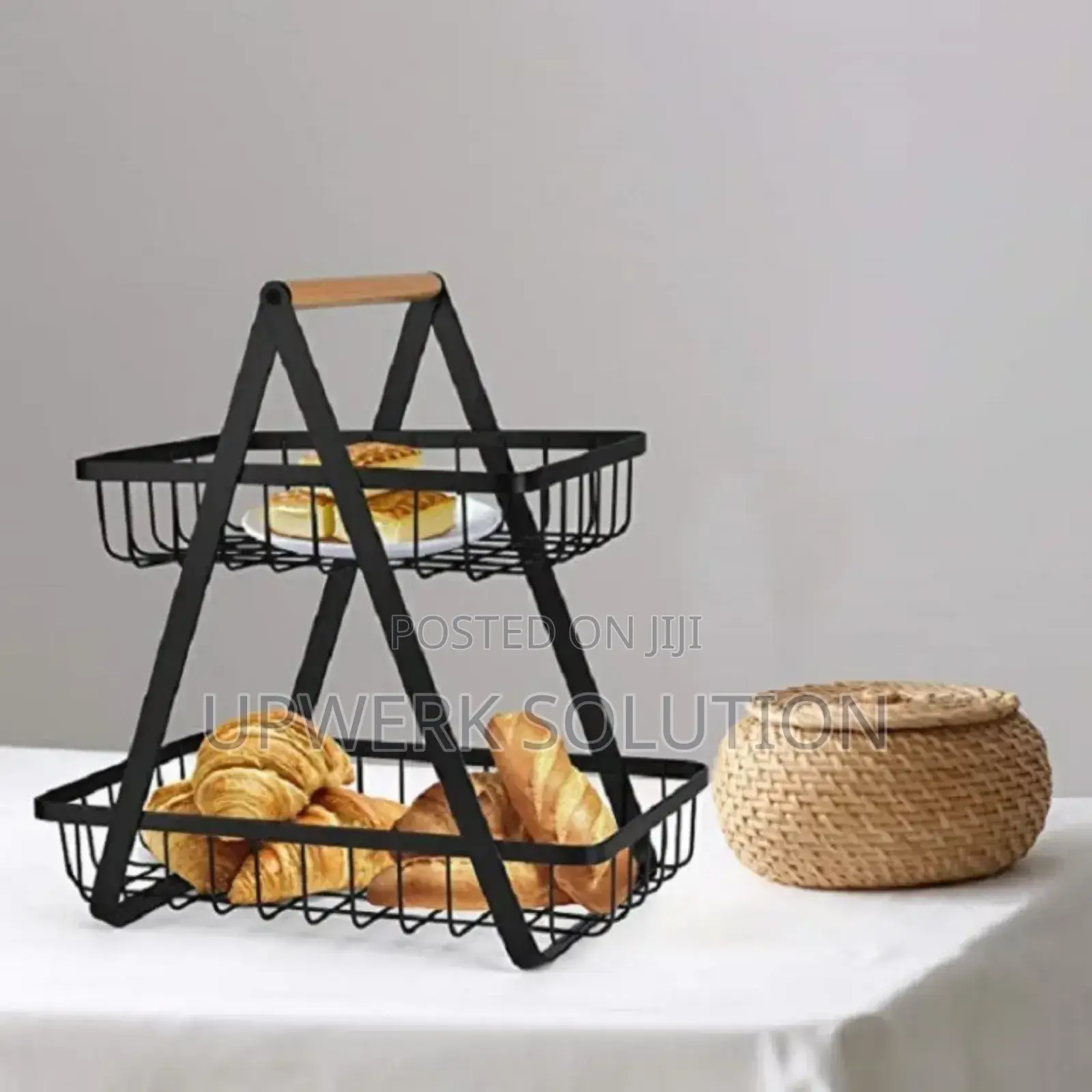  2 Layer Stainless Still Fruit Basket