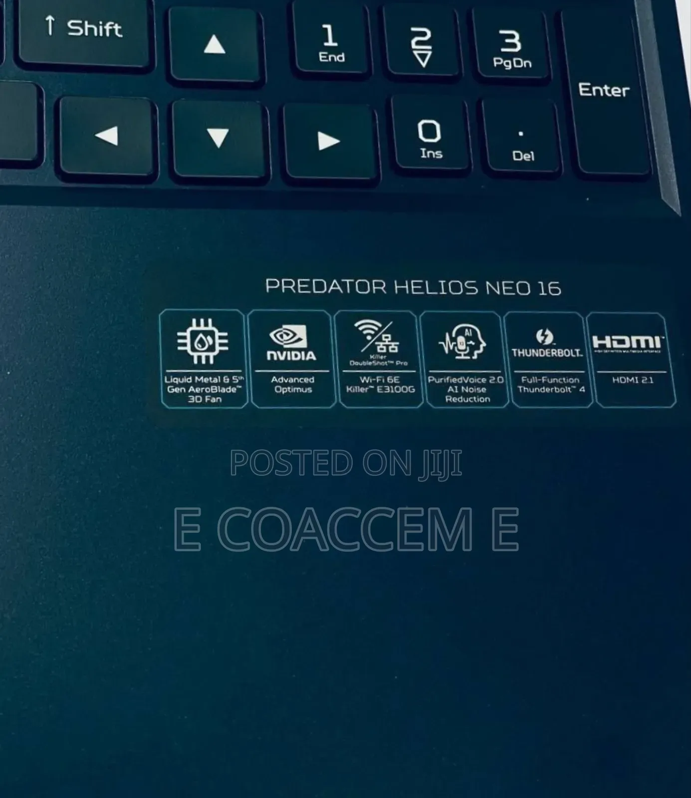 New Laptop Acer Predator Helios Neo 16 16GB Intel Core I7 SSD 512GB