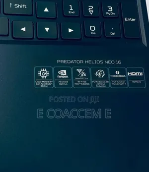 New Laptop Acer Predator Helios Neo 16 16GB Intel Core I7 SSD 512GB