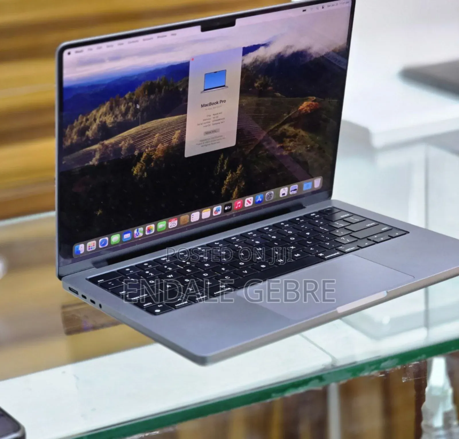 New Apple MacBook Pro 2023 M3 14-Inch 16GB Apple M3 Pro SSD 512GB