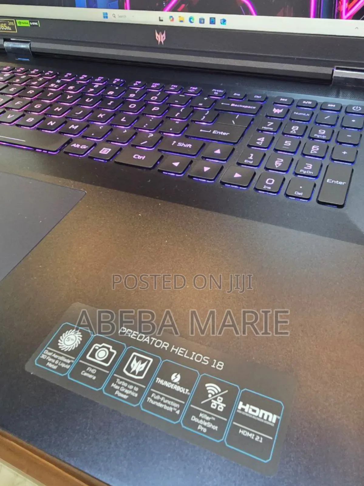 New Laptop Acer Predator Helios Neo 16 16GB Intel Core I7 SSD 1T