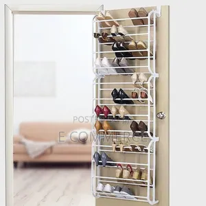 Photo - 36 Pairs Over the Door Shoe Rack
