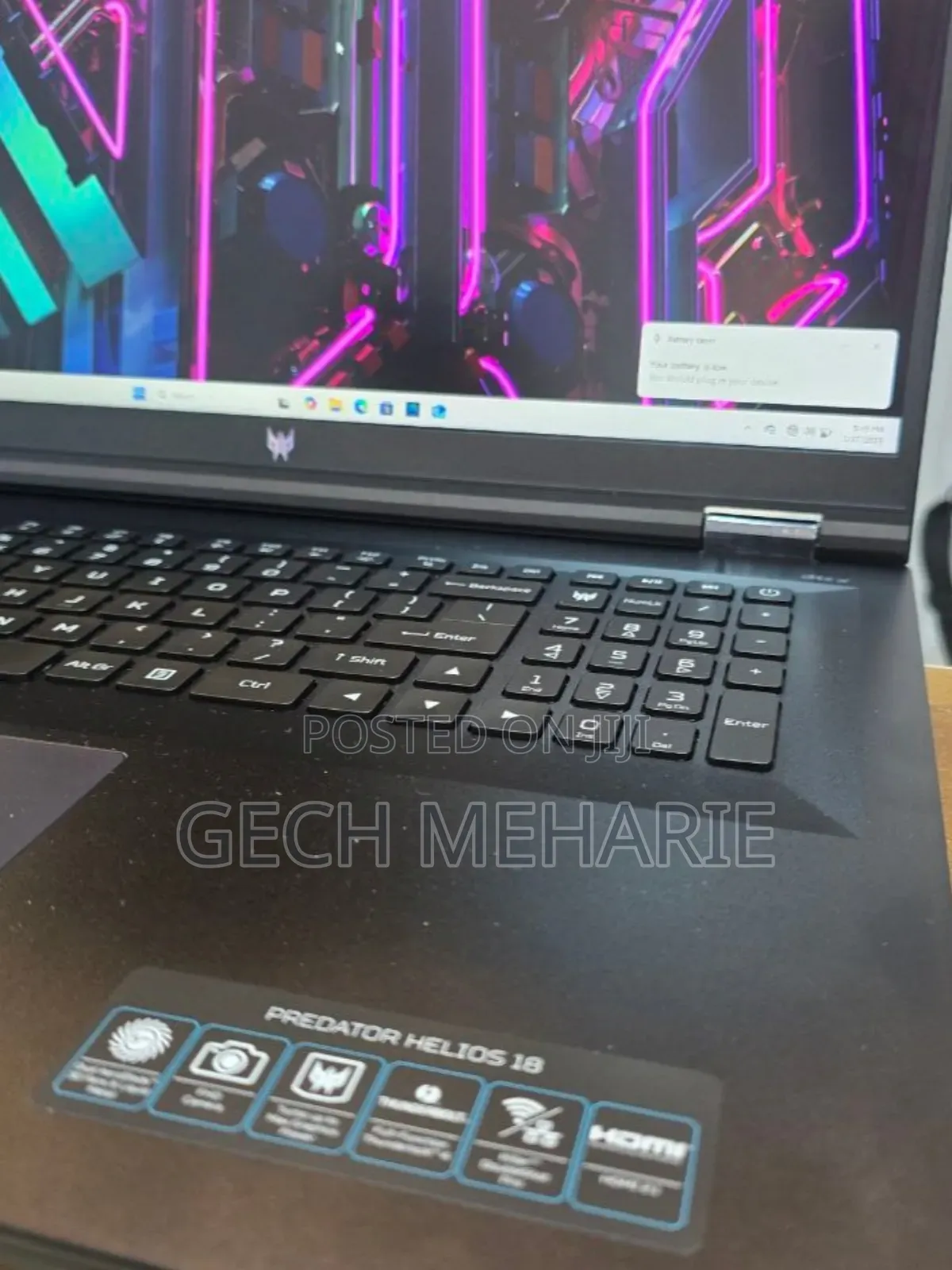 New Laptop Acer Predator Helios 300 16GB Intel Core I7 SSD 1T