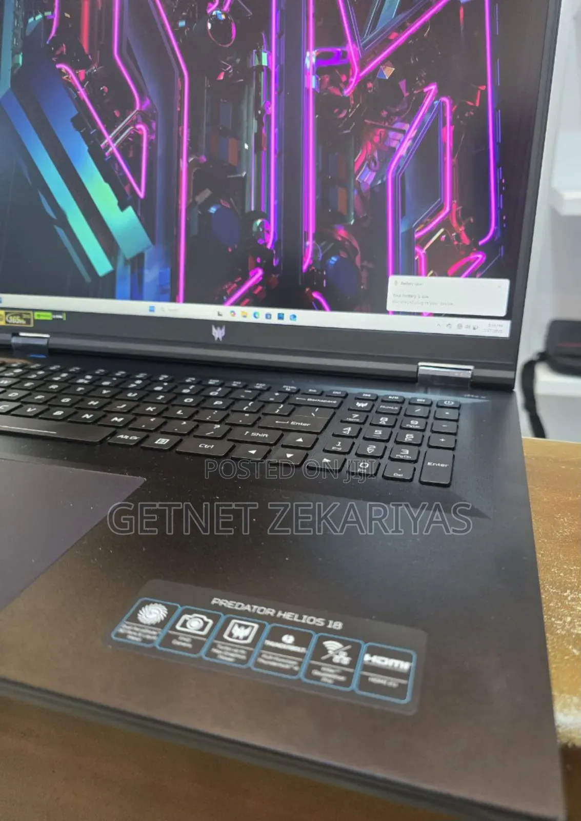 New Laptop Acer Predator Helios 16 16GB Intel Core I7 SSD 1T