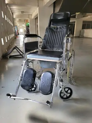 Toilet Wheelchair鵡gc (Wc903-46)Steel Reclining Wheelchair