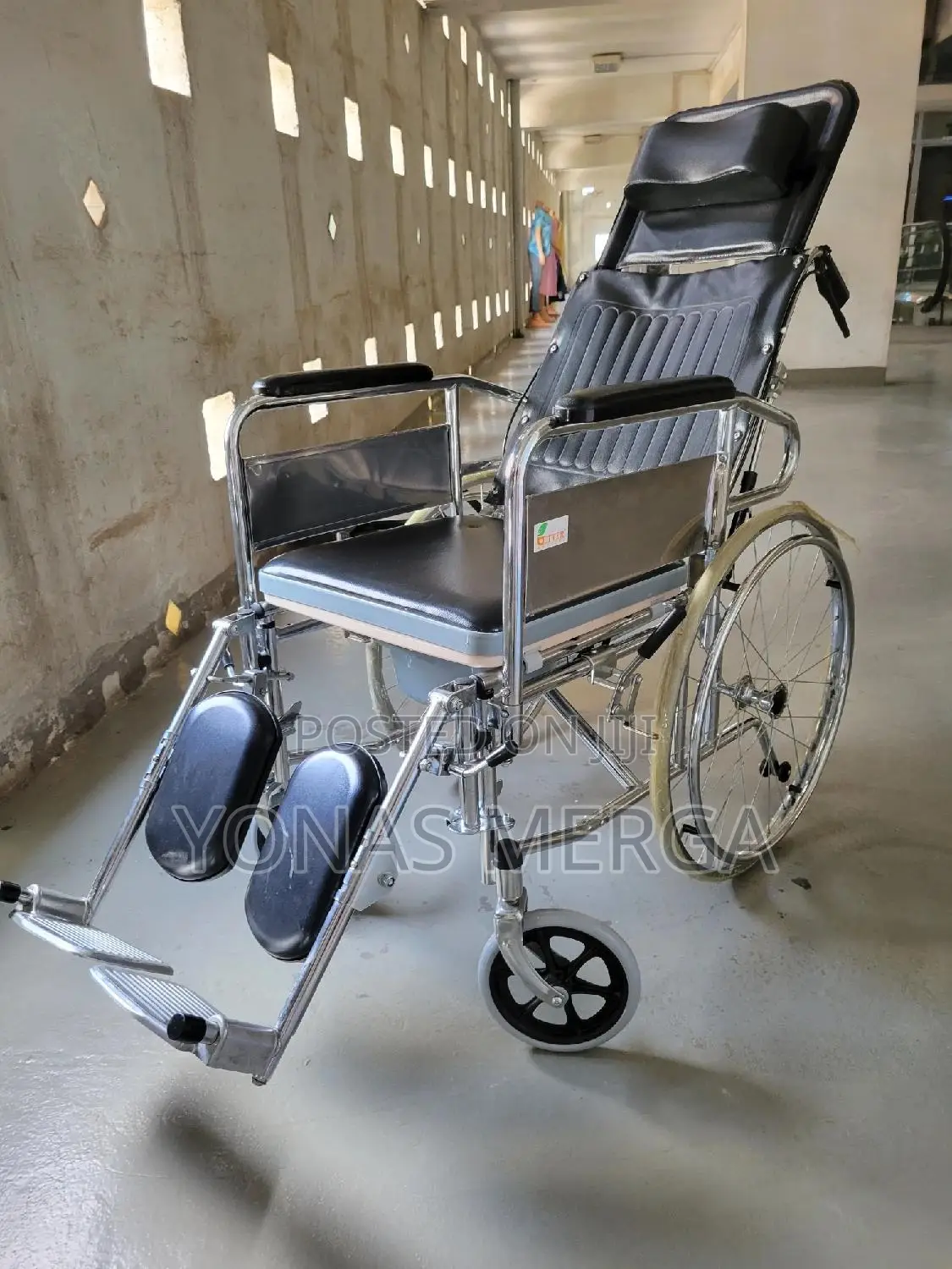 3in1 Adult Toilet Wheelchair缸scure Flexible Wheelchair