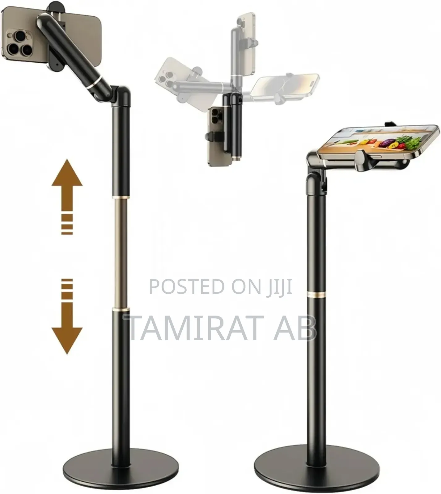 Overhead Phone Mount, Height And Angle Adjustable