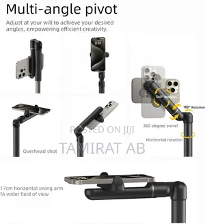 Overhead Phone Mount, Height And Angle Adjustable