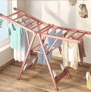 Photo - Aluminium Alloy Foldable Drying Rack
አልሙኒየም የልብስ ማስጫ