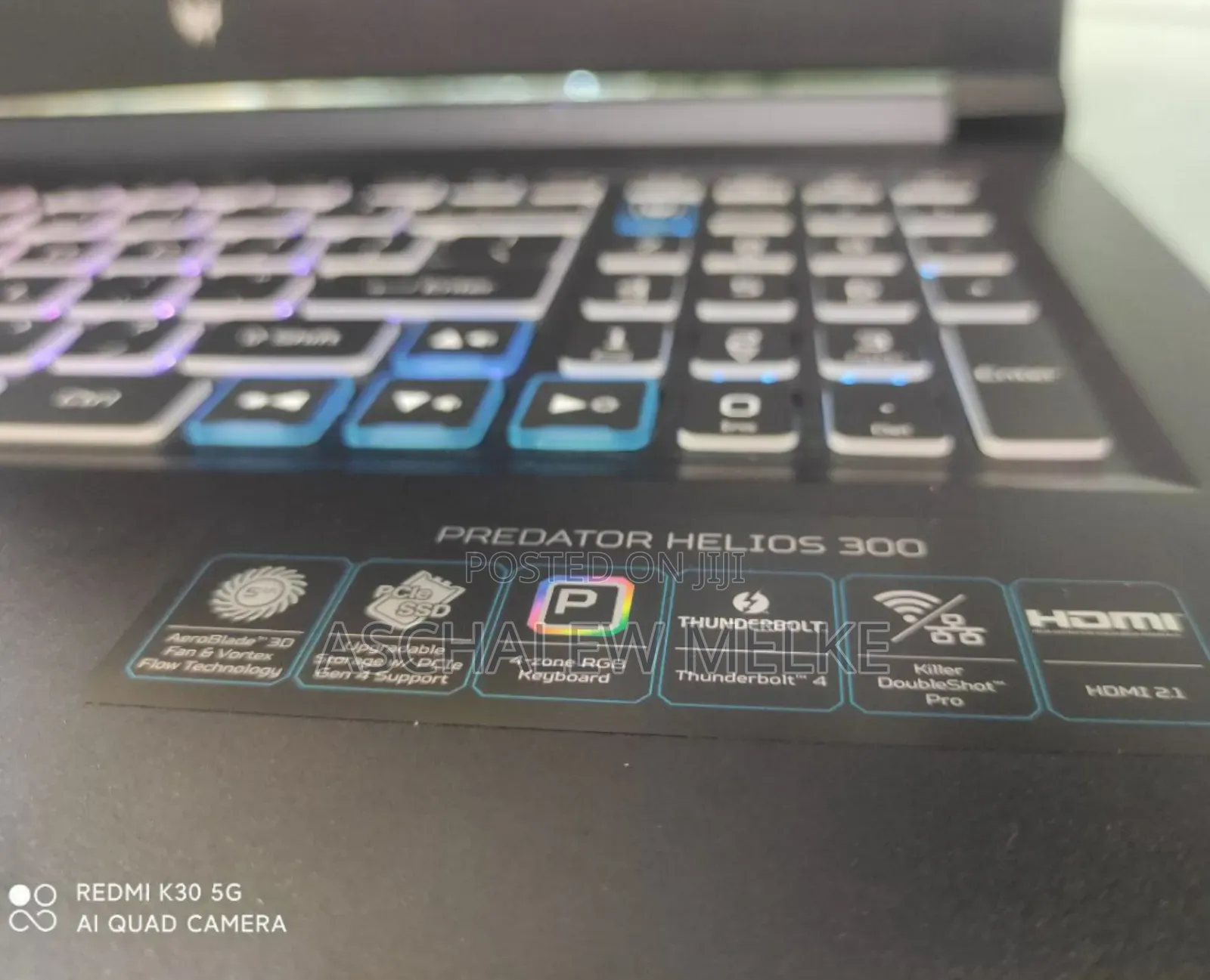 New Laptop Acer Predator Helios 300 16GB Intel Core I9 SSD 1T