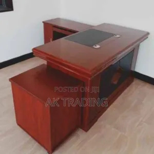 Photo - Modern Manager Table (Red Color)