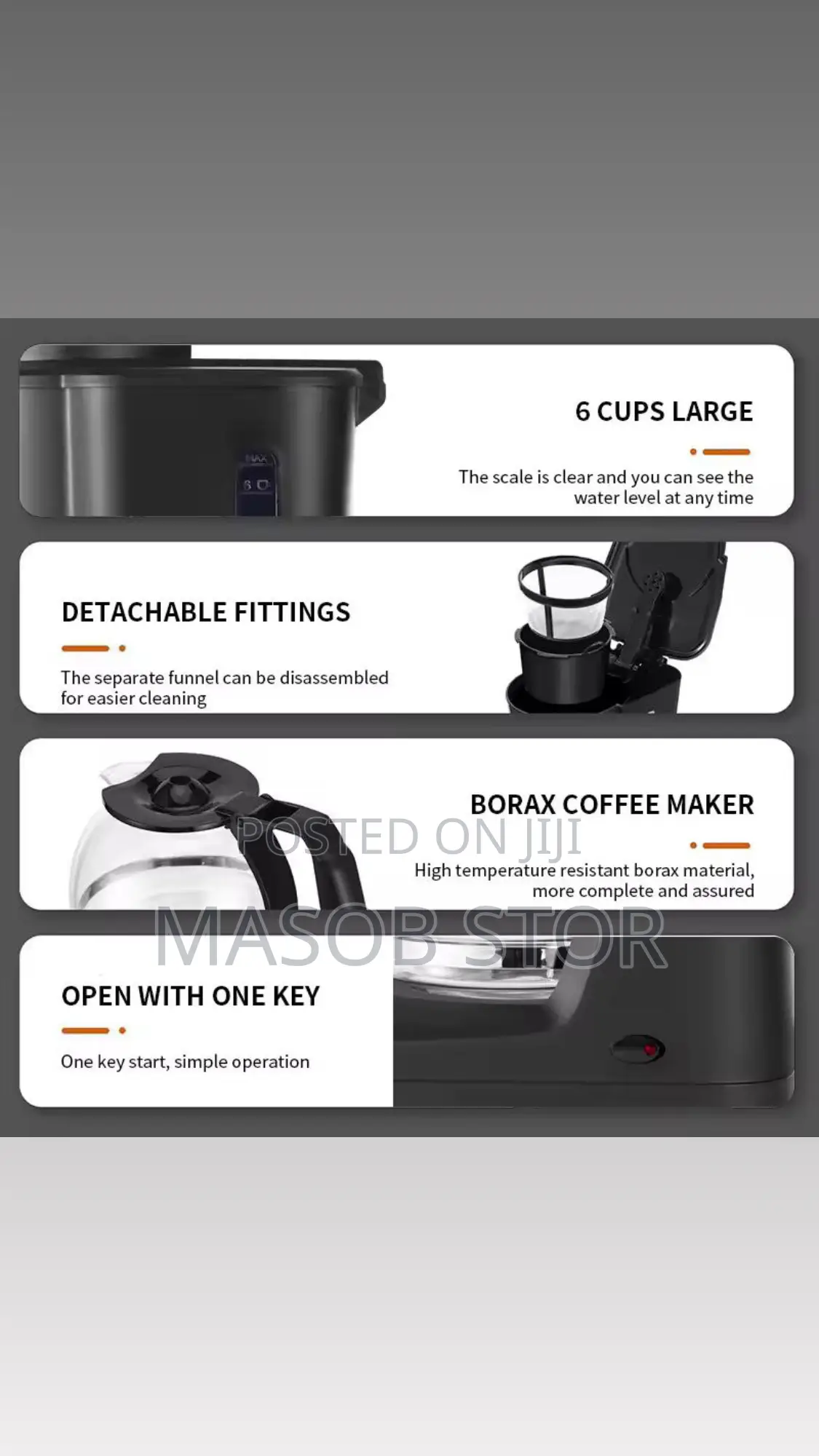 Sokany Coffee Maker / የብና ማፍያ