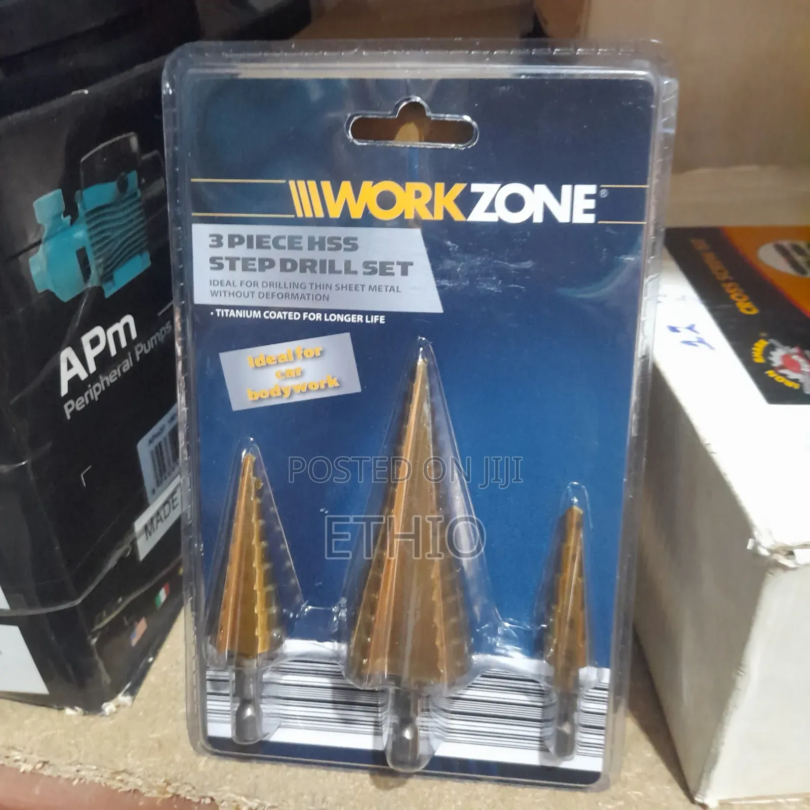 3 Piece HSS Step Drill Set