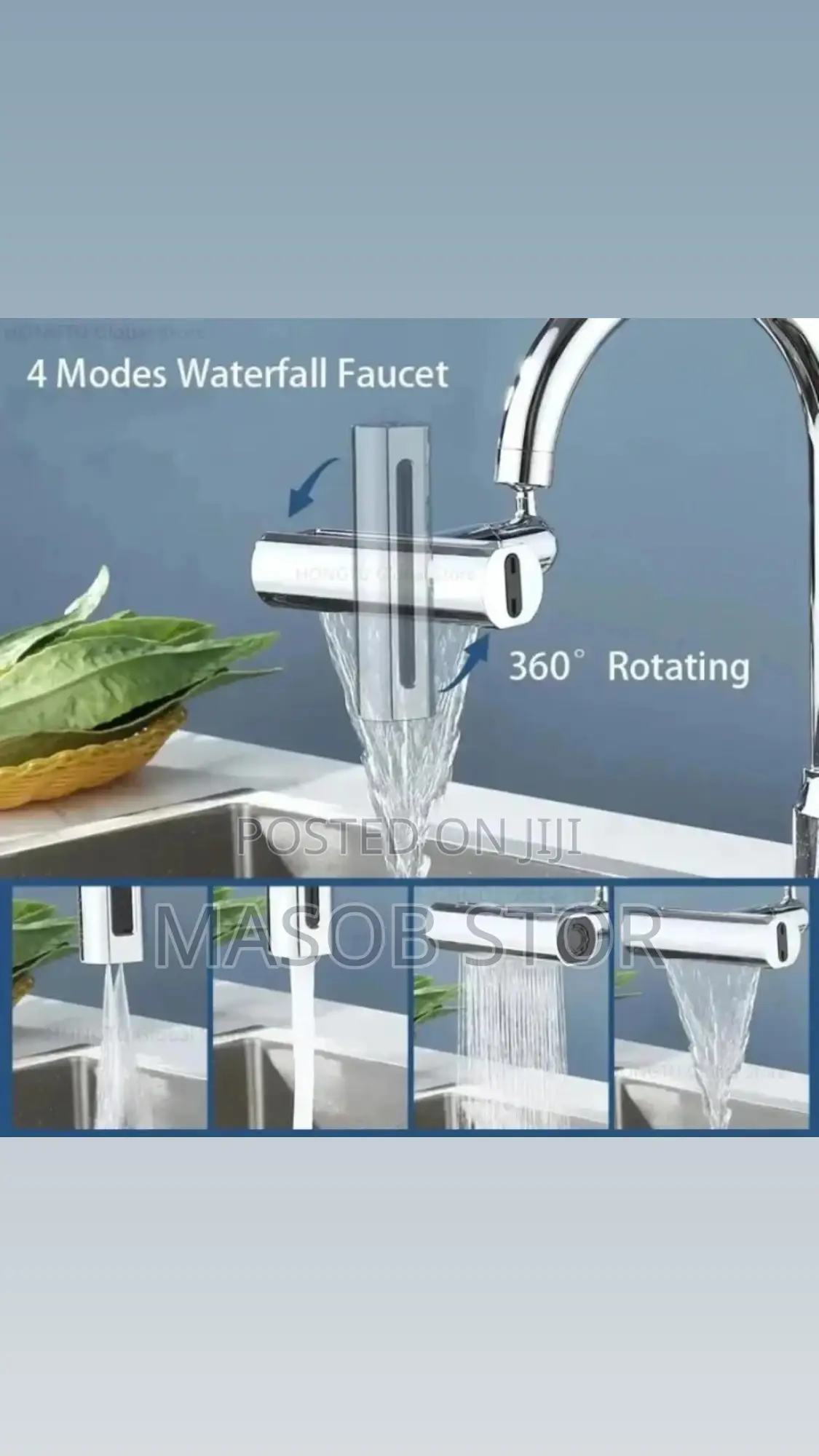 Multifunctional Universal Faucet /ዝቅተኛ ግፊት እንኳን ኃይለኛ የውሃ ፍሰት