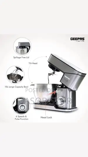 Photo - Gepaas Stand Mixer// ሊጥ እና እንቁላል መቀላቀሊያ