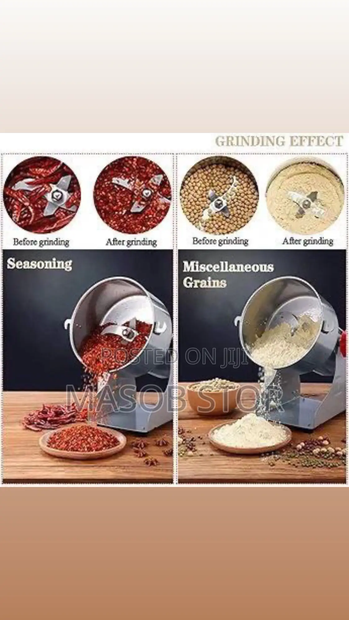 Grinder Machine//የቡና እና የቅመማ ቅመም መፍጫ