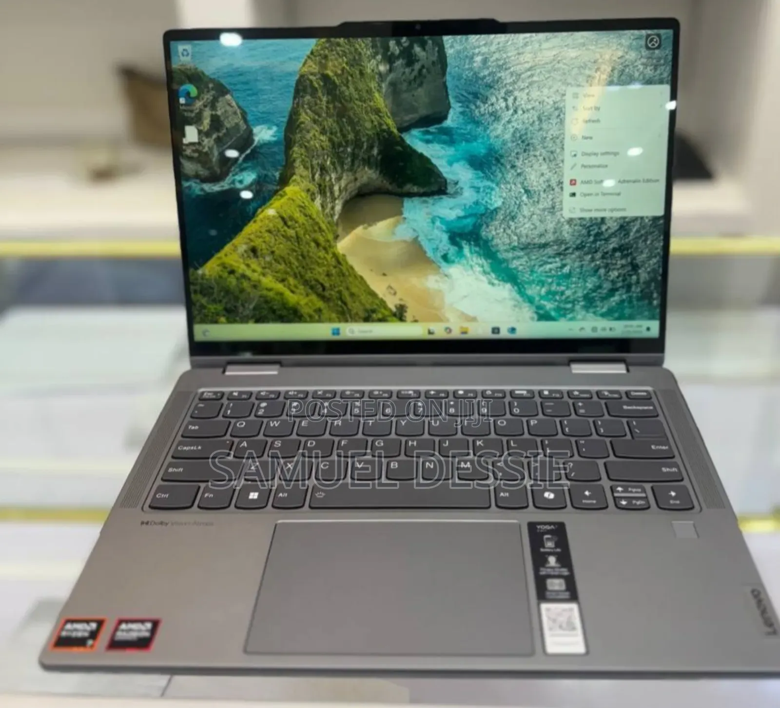 New Laptop Lenovo Yoga 7i 16GB AMD Ryzen 7 SSD 1T