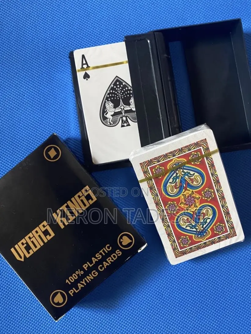 Plastic Playing Cards | Washable የሚታጠብ ካርታ