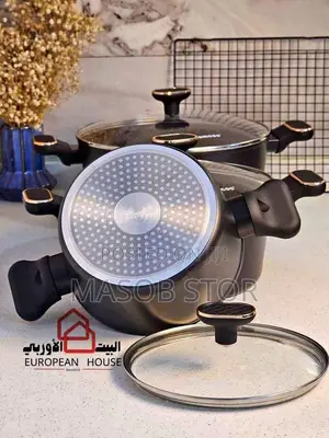 3pcs Momcoc Non Stick Cookware / የማይዙ ማራኪ ግራናይት ቅብ ድስቶች