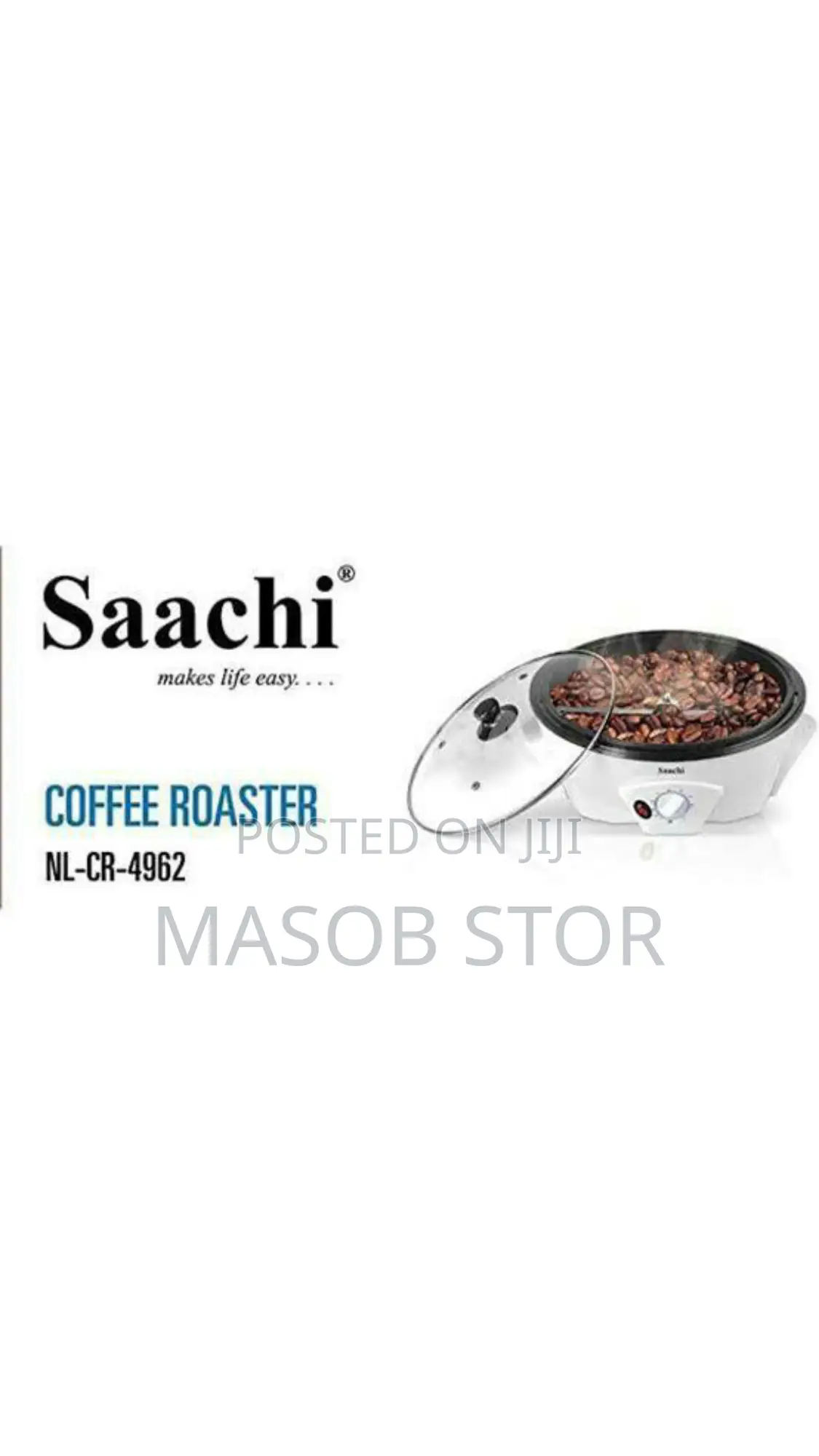 Saachi Coffee Roaster ዘመናዊ ቡና መቁያ