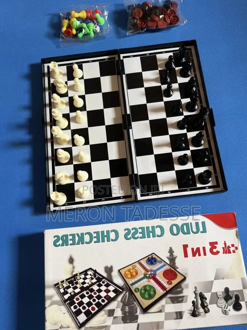 3 ጨዋታ በ1! ሉዶ ፡ ቼስ ፡ ዳማ ይጫወቱ! Ludo 3in1 Game Sets
