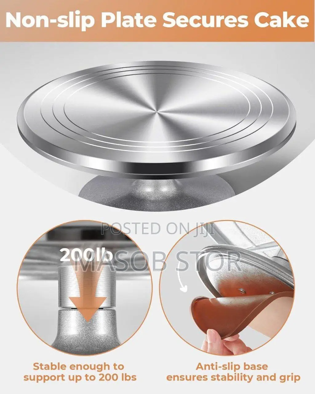 Revolving Cake Decorating Stand