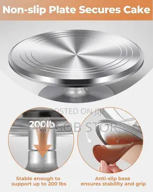 Revolving Cake Decorating Stand