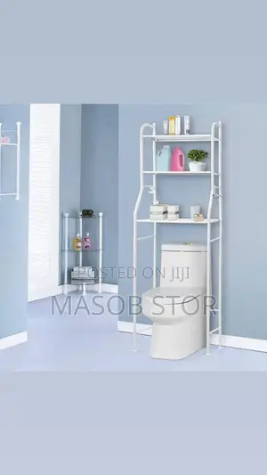 Over Toilet WC Rack ትልቁ Size ሙሉ በሙሉ ብረት