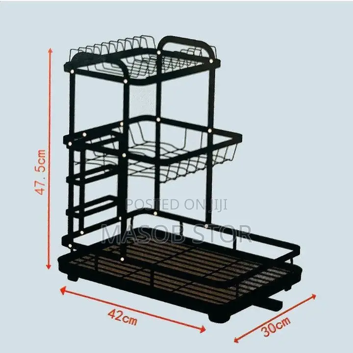 Kitchen Storage Rack / ለክችን ግርማሞገስን የሚያላብስ የዕቃ ማንጠፍጠፉአ