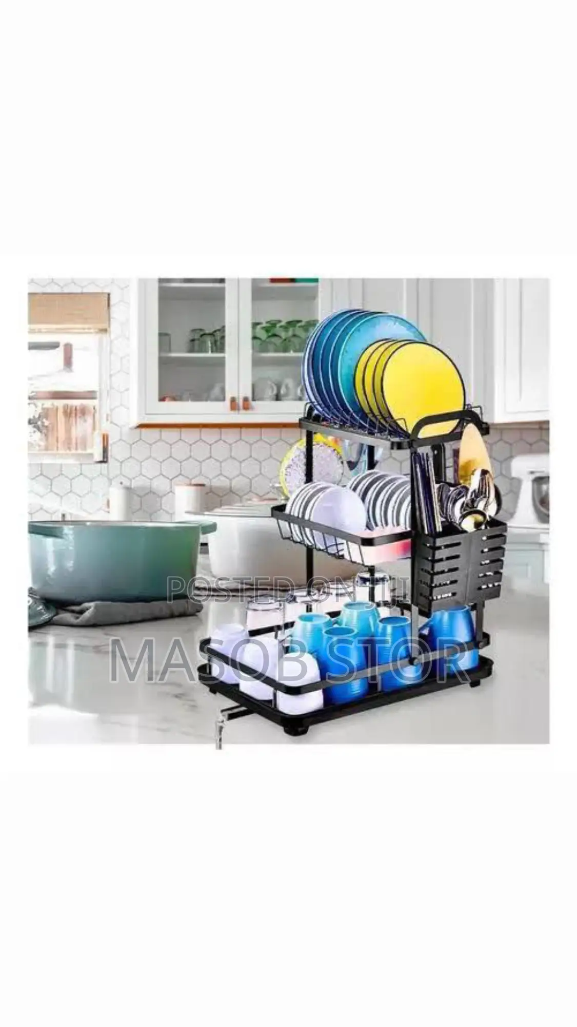 Kitchen Storage Rack / ለክችን ግርማሞገስን የሚያላብስ የዕቃ ማንጠፍጠፉአ
