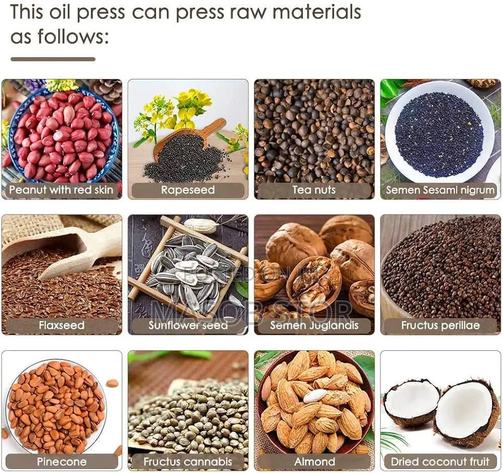 Oil Press Machine 700w/ የዘይት መጭመቂያ