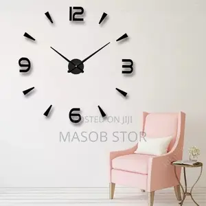 Modern Wall Clock Acrylic / ዘመናዊ ተለጣፊ የግርግዳ ሰአት
