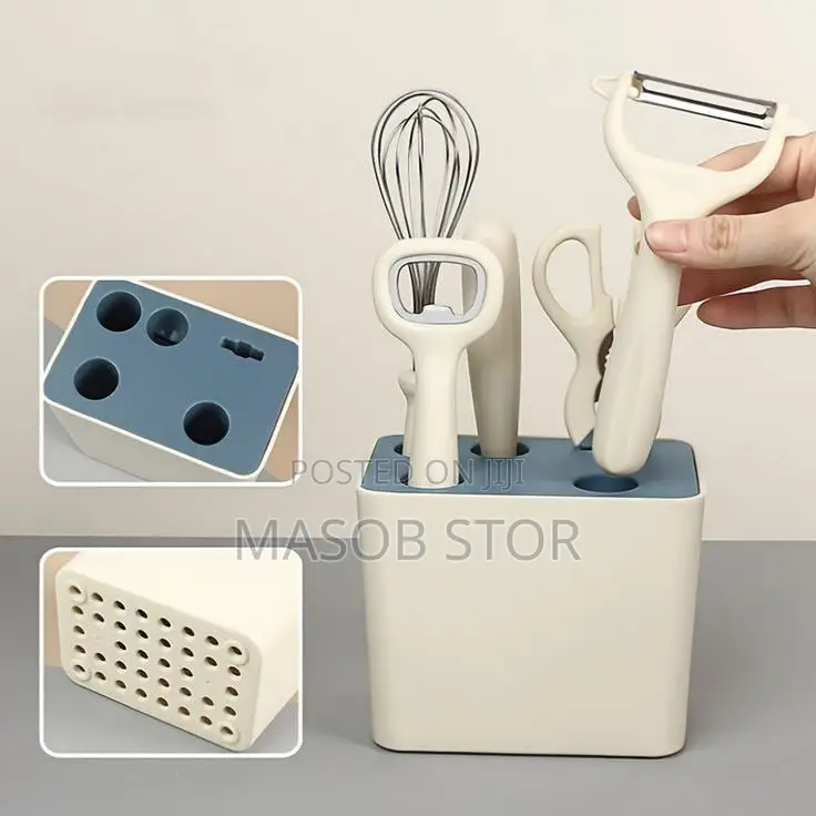 Kitchen Gadgets መቀላቀያ፣ ቢላ፣ መፈቅፈቂያ፣ ለስላሳ መክፈቻ፣ መቀስ