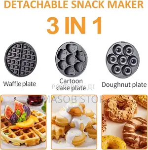 The Sokany 3in1 Snack Maker ለልጆች የተለያየ አይነት ቁርስ መስሪያ