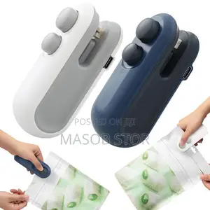 Rechargeable Mini Sealer With Cutter የላስቲክ ማሸጊያ