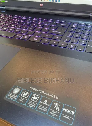 New Laptop Acer Predator Helios 16 16GB Intel Core I7 SSD 1T
