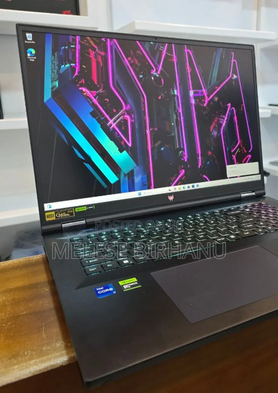 New Laptop Acer Predator Helios 16 16GB Intel Core I7 SSD 1T