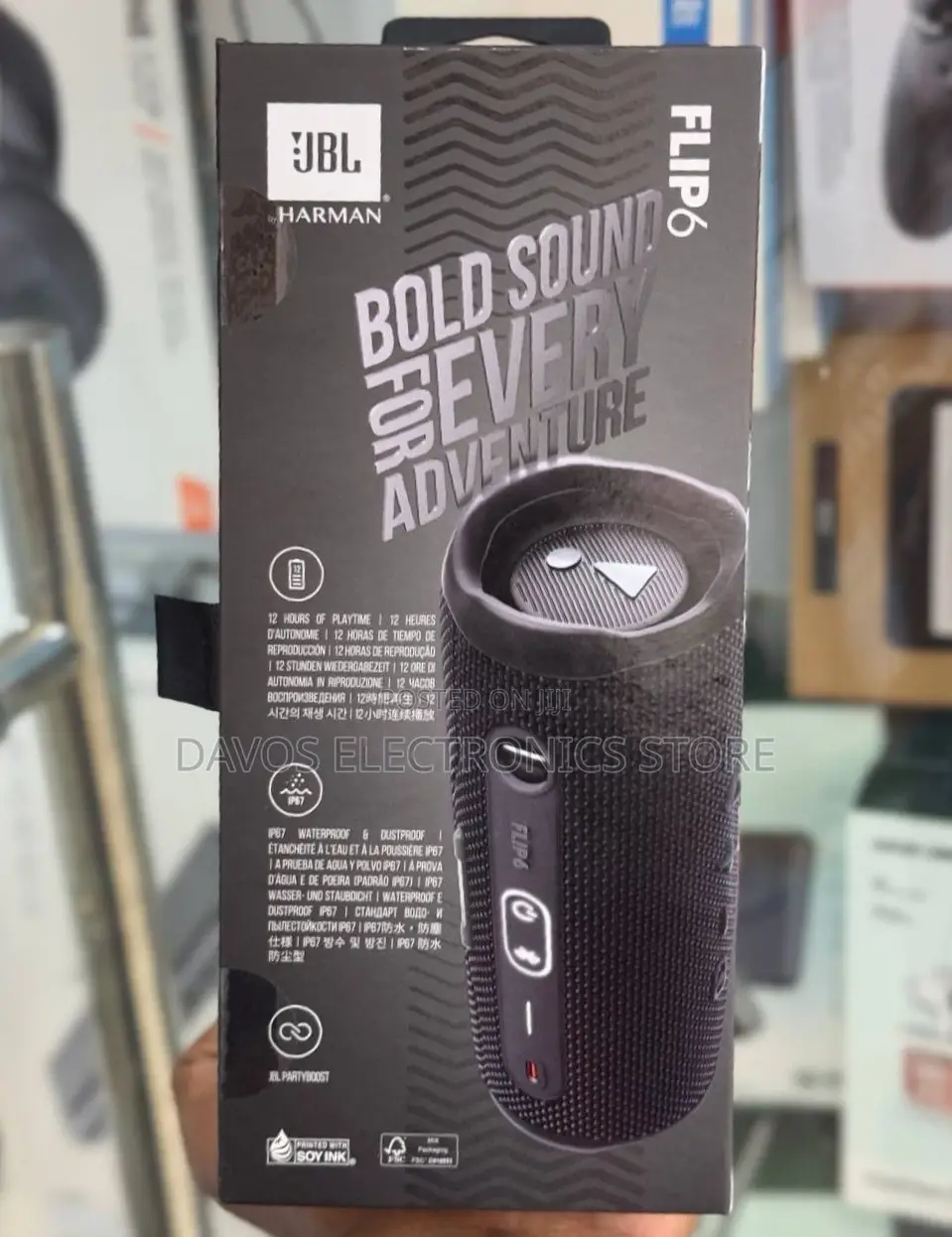 JBL Flip 6 Portable Waterproof Bluetooth Speaker
