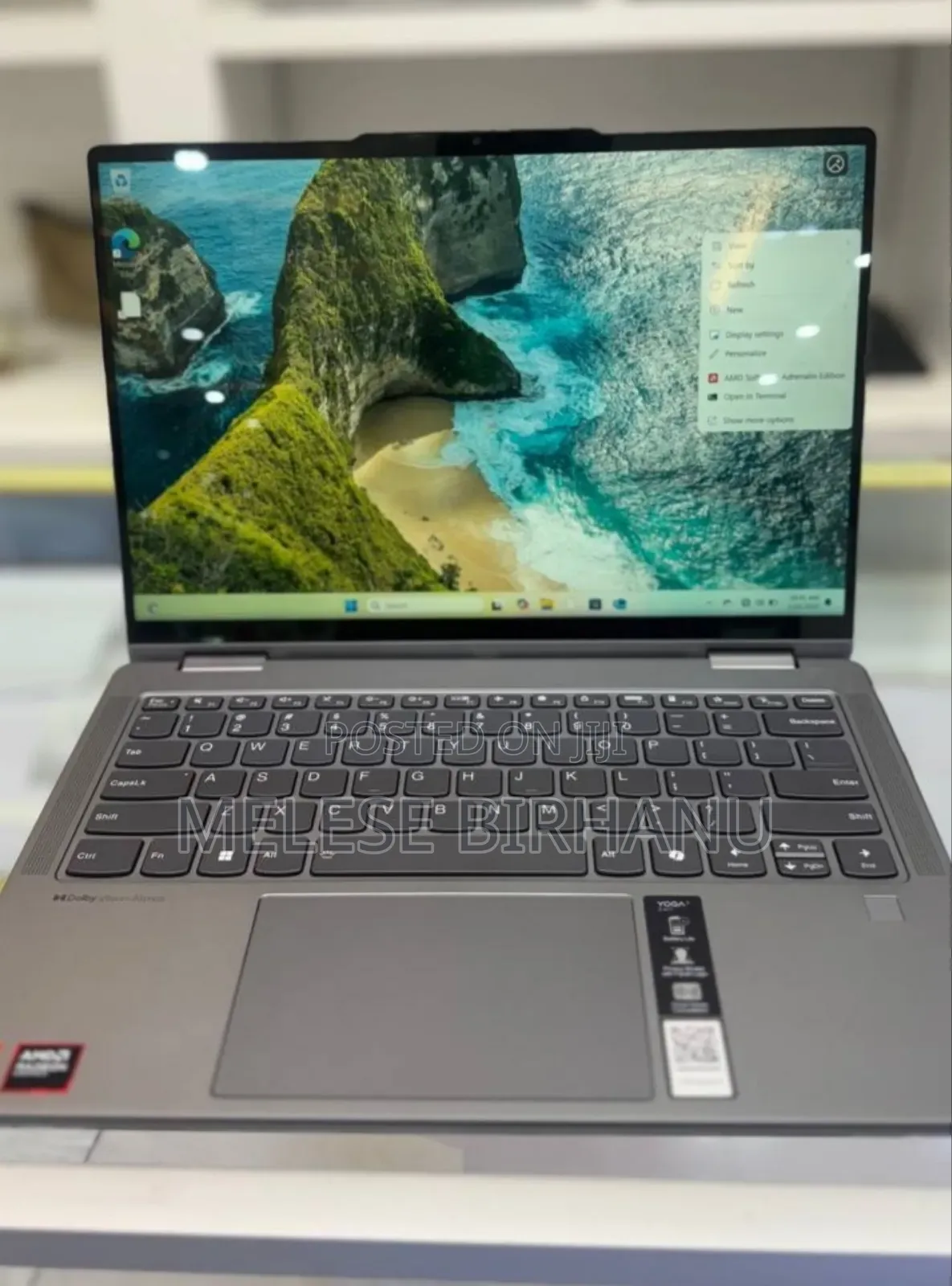 New Laptop Lenovo Yoga 7i 16GB AMD Ryzen 7 SSD 1T