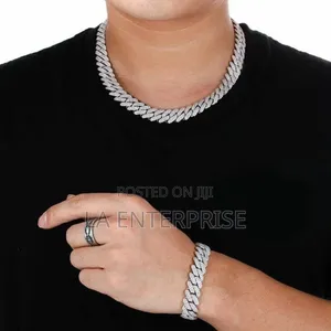 ICED Stainless Steel Necklace and Bracelet